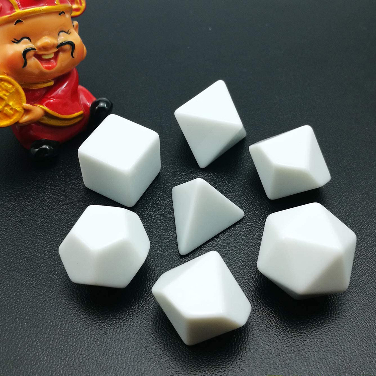 Board Game Loop - 7 pcs/set Blank Rounded Dice DIY