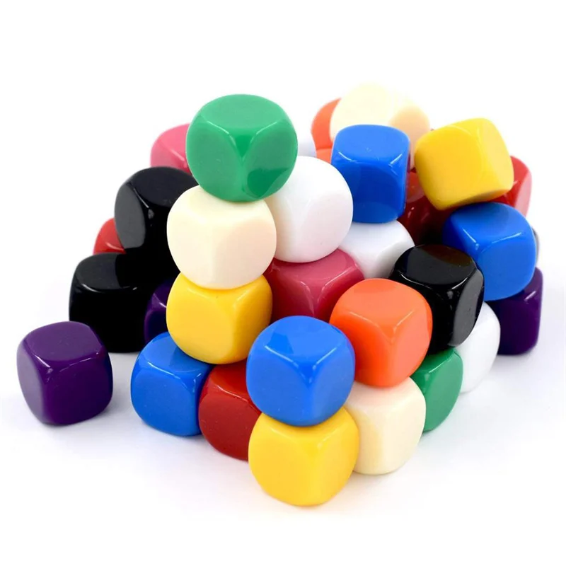 10Pcs Acrylic 16mm Multicolor  - огляд і ціна Board Game Loop