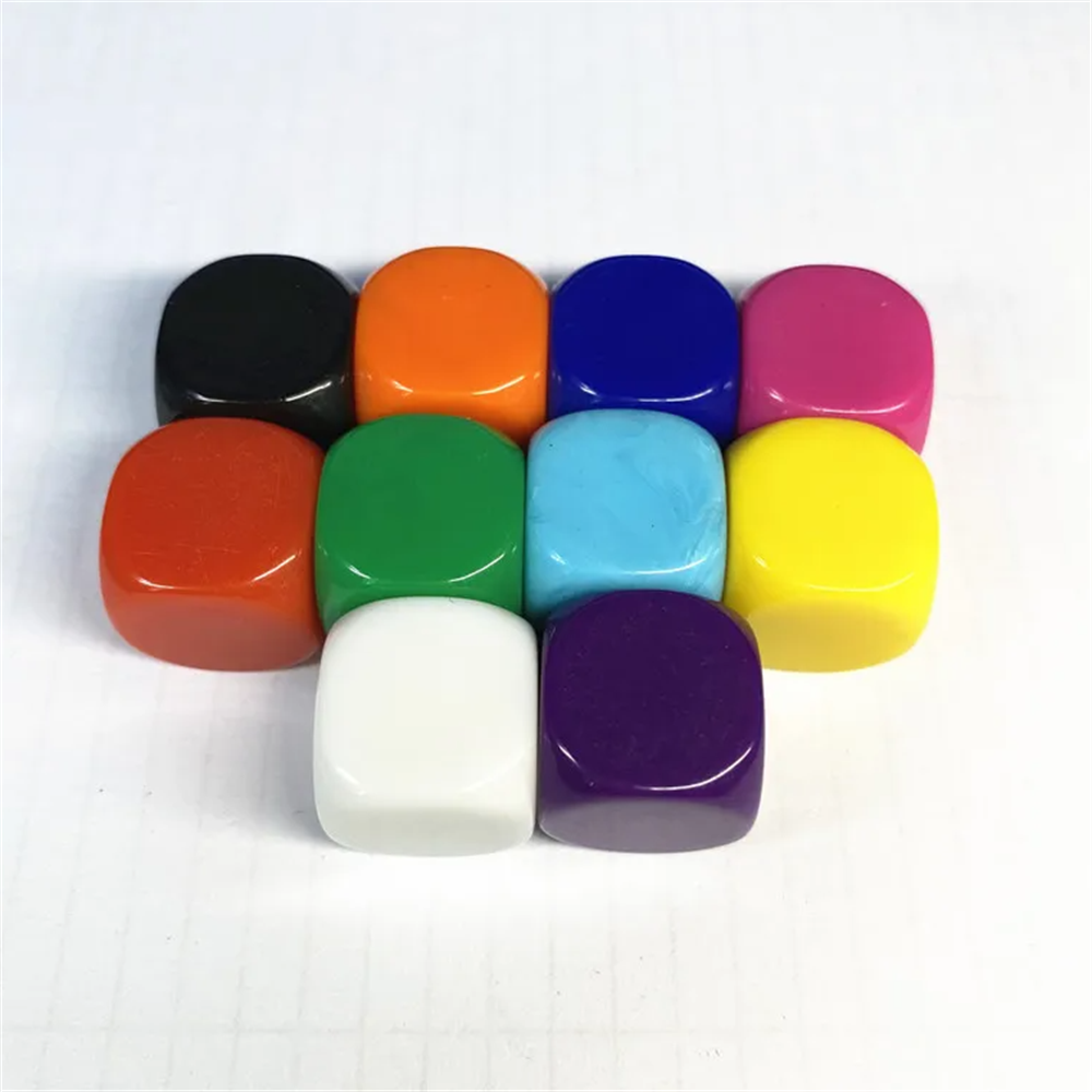 10Pcs Acrylic 16mm Multicolor  - огляд і ціна Board Game Loop