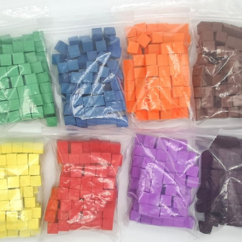 100Pcs/lots 10mm Wood Cubes Co - огляд і ціна Board Game Economy