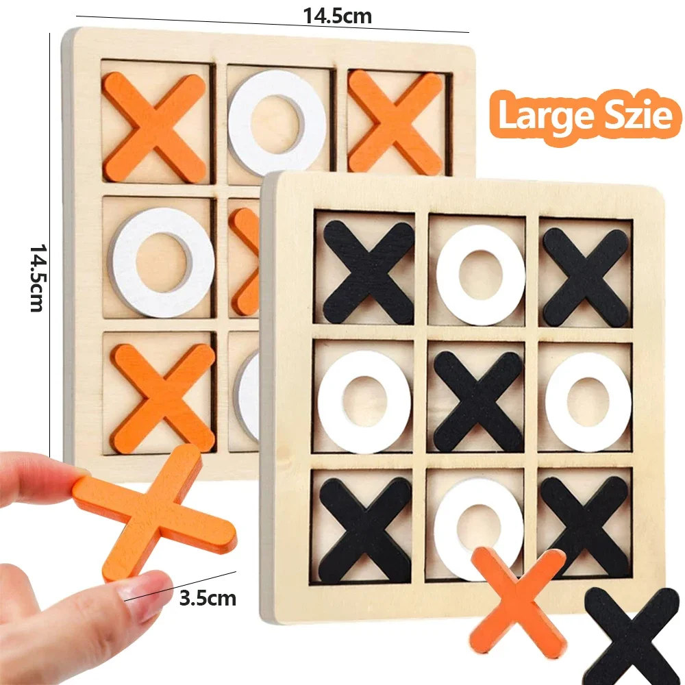 Wooden XO Tic Tac Toe Game Min - огляд і ціна Board Game Word