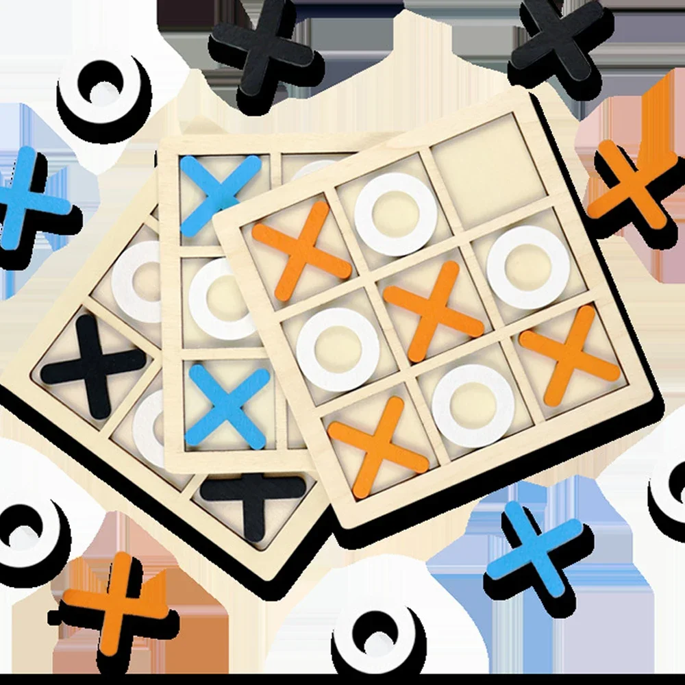 Wooden XO Tic Tac Toe Game Min - огляд і ціна Board Game Word
