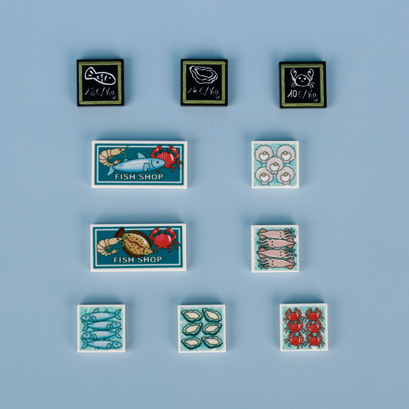 MOC City Street Figures Food P - огляд і ціна Board Game Ww2