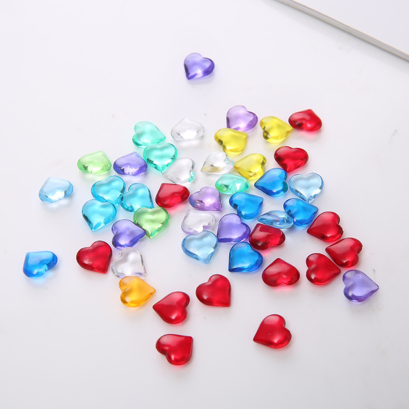 100PCS 10*4mm Heart Shape Acry - огляд і ціна Board Game Loop