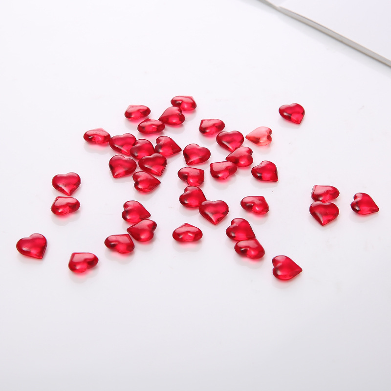 100PCS 10*4mm Heart Shape Acry - огляд і ціна Board Game Loop