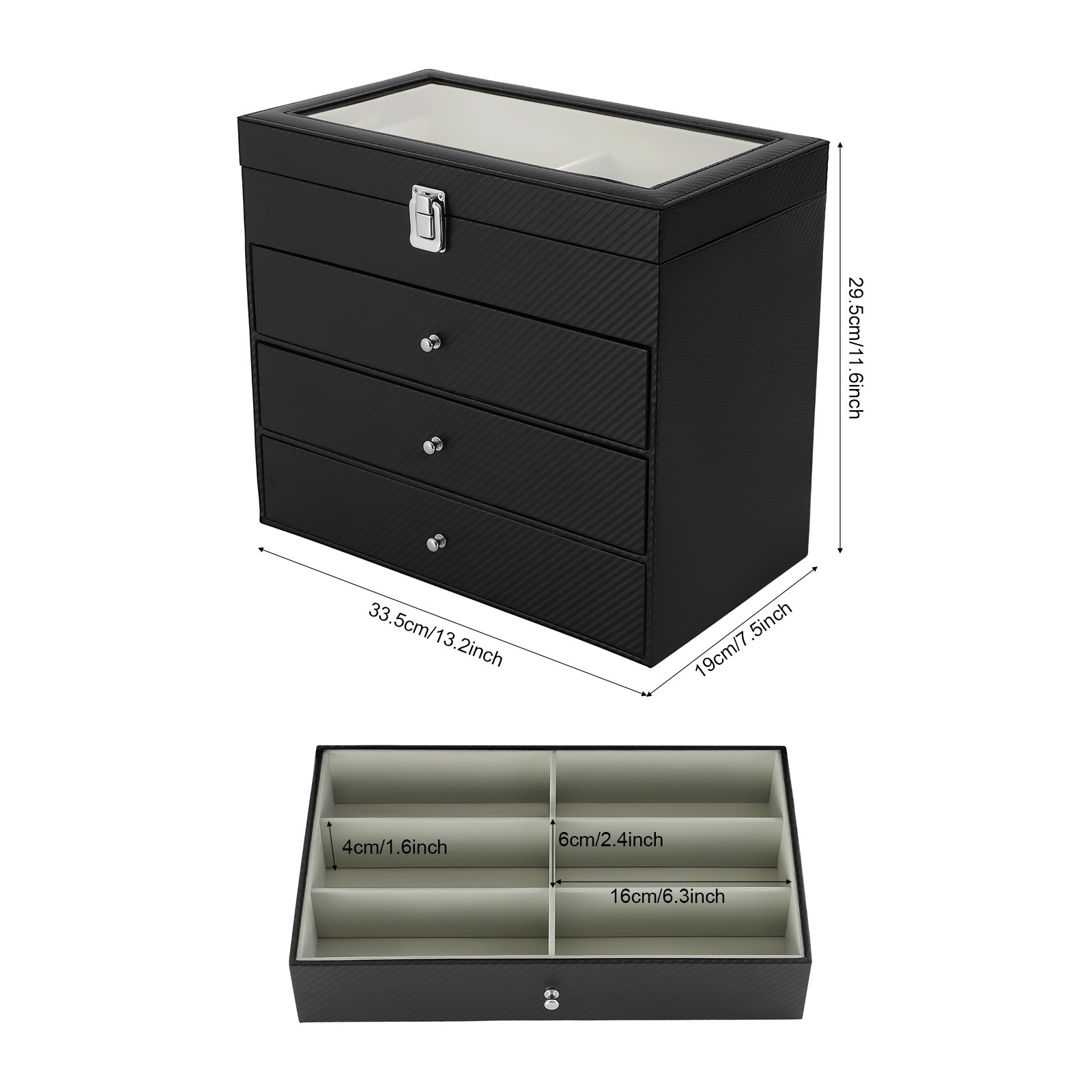 Glasses Display Box Glasses St - огляд і ціна Token Tray Organizer