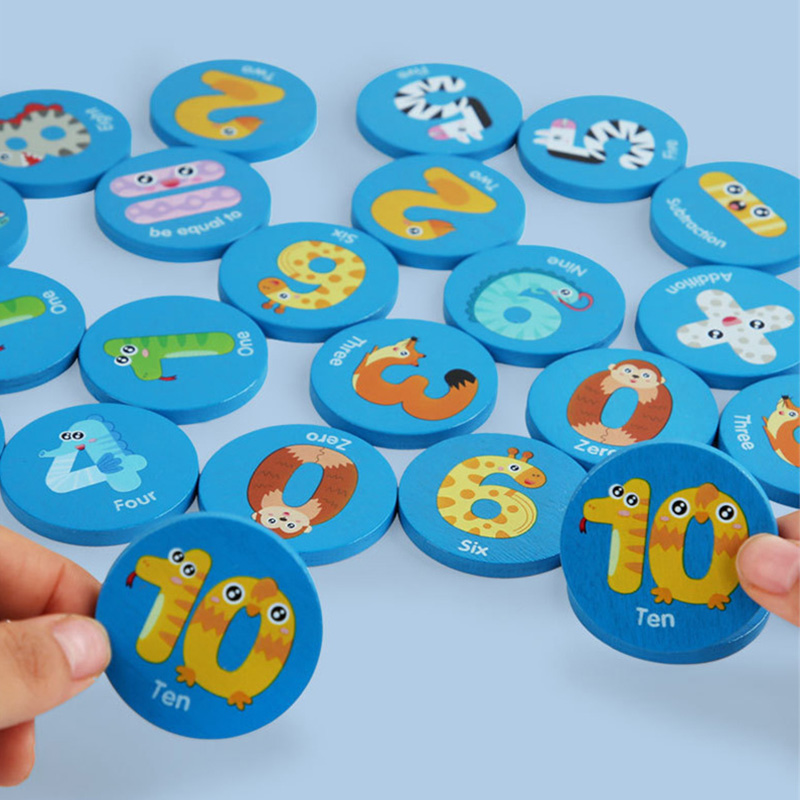 Kids Educational Wooden Memory - огляд і ціна Board Game Word