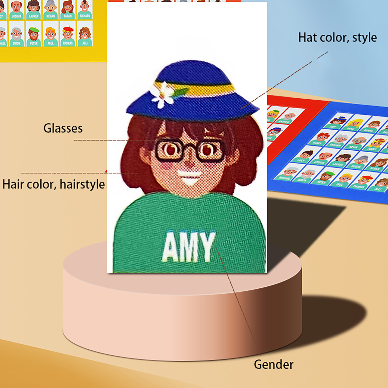 Family Guessing Board Game Who - огляд і ціна Board Game Word