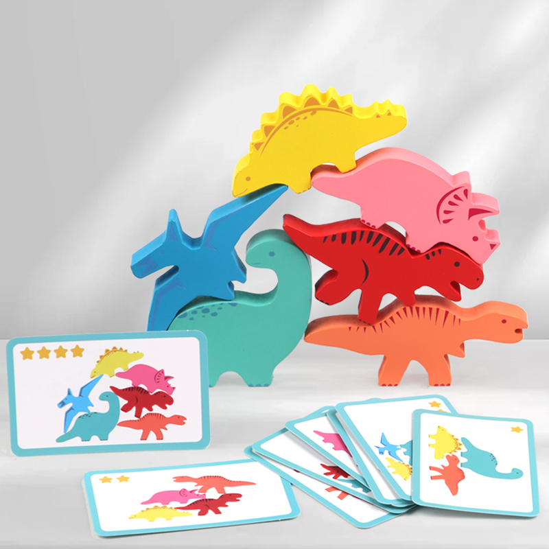 Wooden Balance Blocks Toys For - огляд і ціна Board Game Word