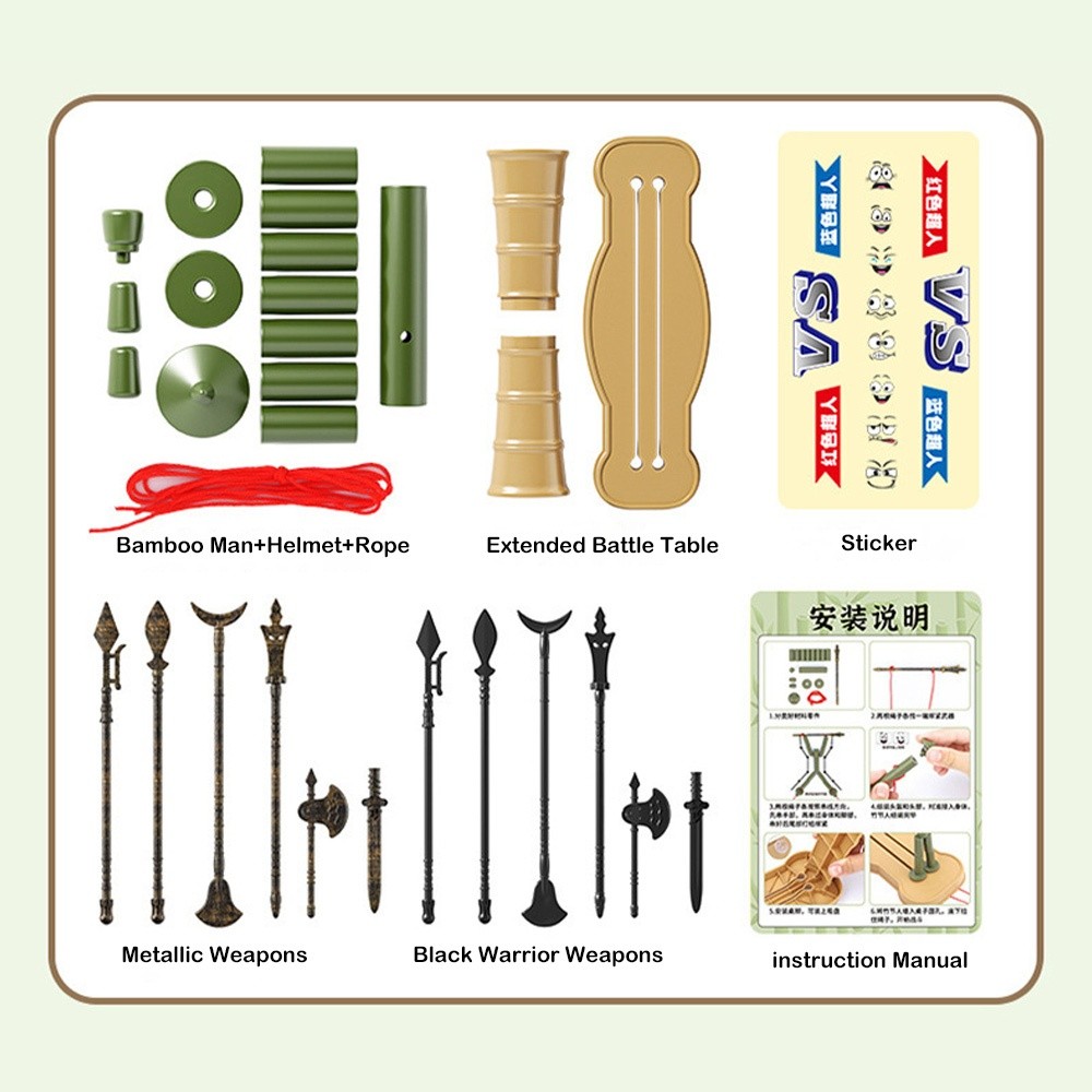 Two-player Battle Bamboo Man B - огляд і ціна Board Game Word