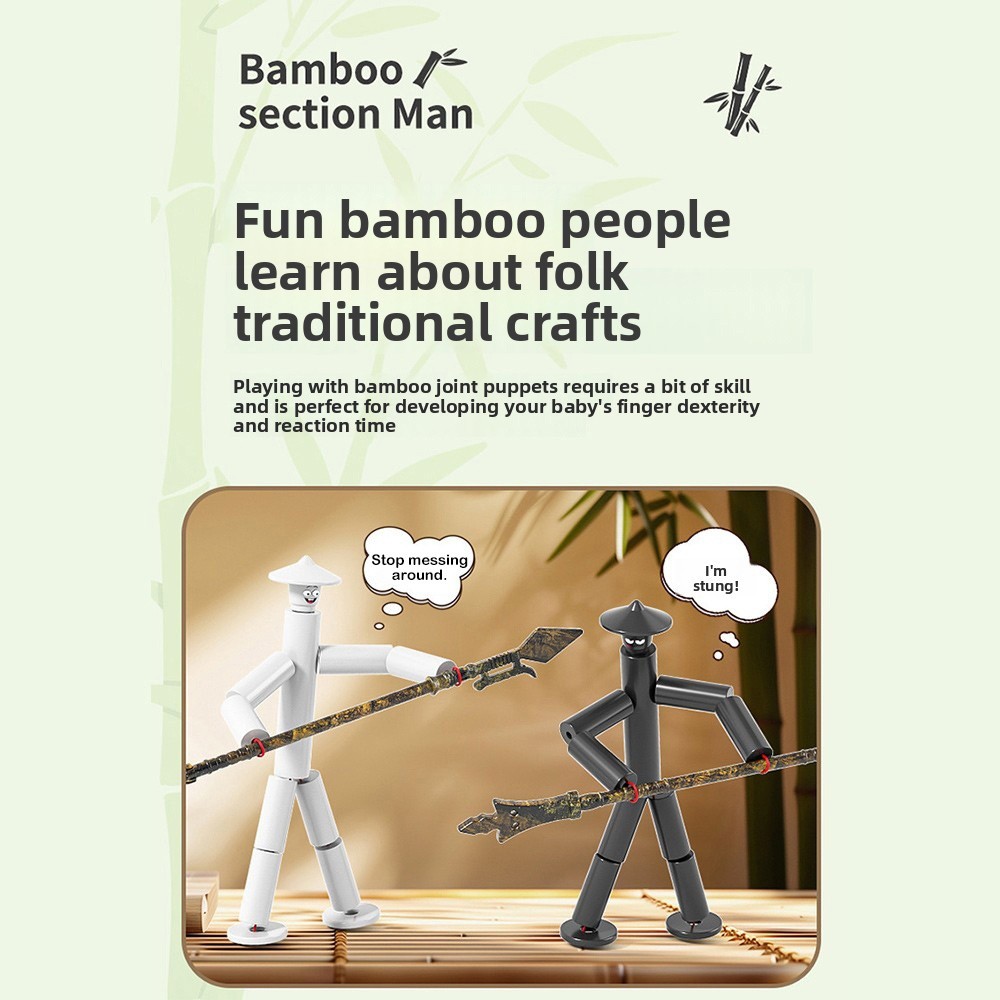 Two-player Battle Bamboo Man B - огляд і ціна Board Game Word