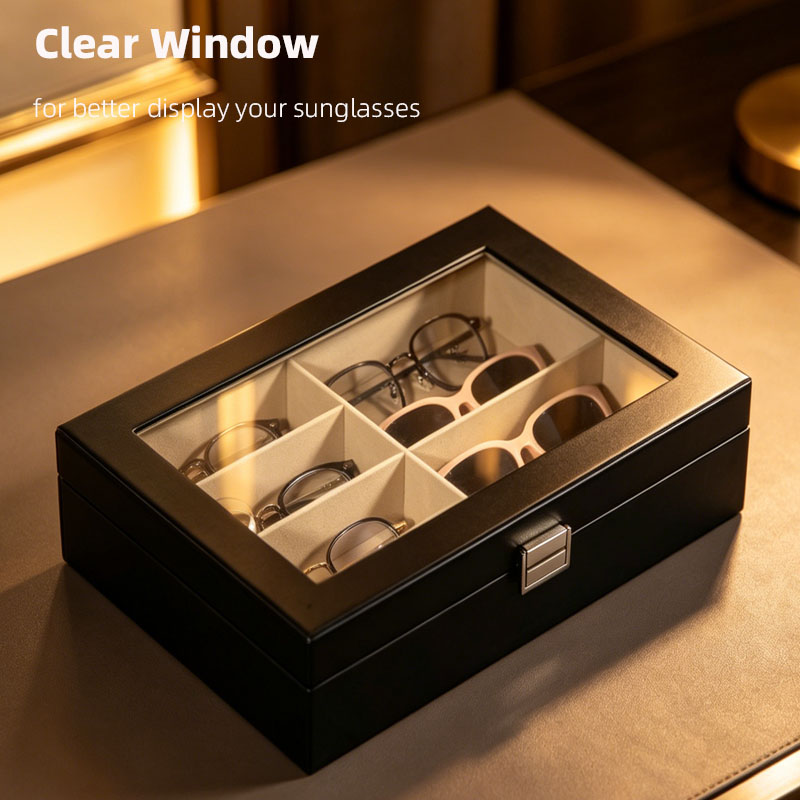 Black 6-Compartment Eyeglass S - огляд і ціна Token Tray Organizer