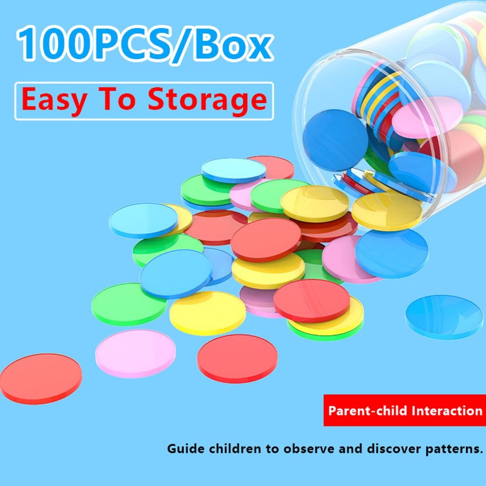 100pcs Plastic Counting Chips  - огляд і ціна Board Game Loop