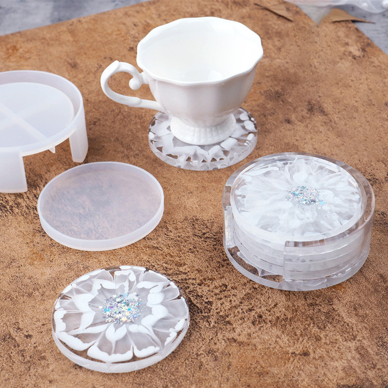 SNASAN Coaster Cup Mat Silicon - огляд і ціна Token Tray Organizer