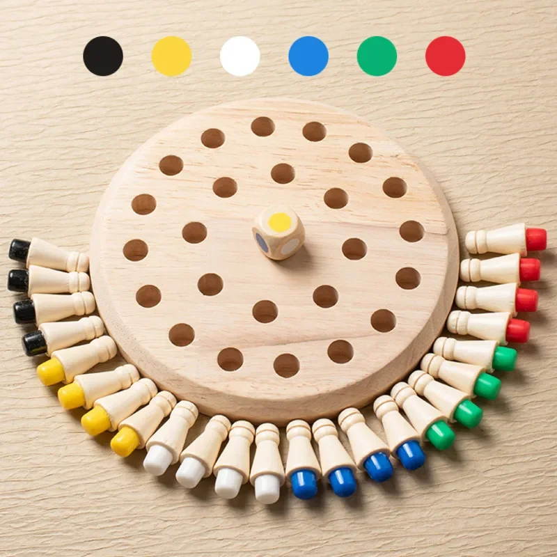 1PC Wooden Memory Match Stick  - огляд і ціна Board Game Word