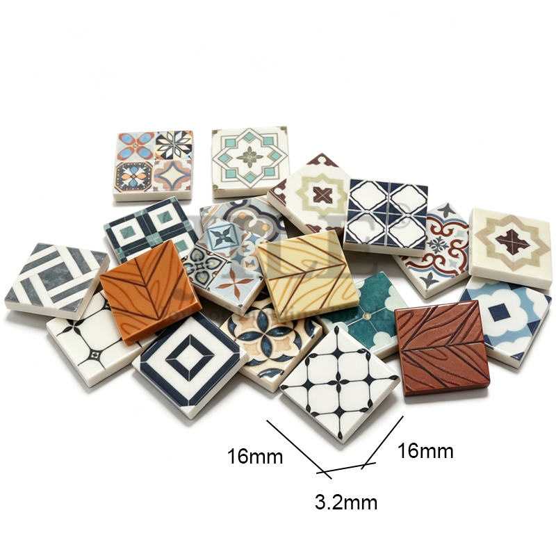 50pcs MOC Bricks Smooth Tile 2 - огляд і ціна Board Game Ww2