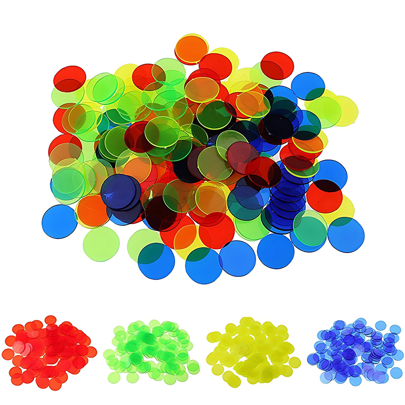 100/200PCS 19mm Round Count Ch - огляд і ціна Board Game Loop