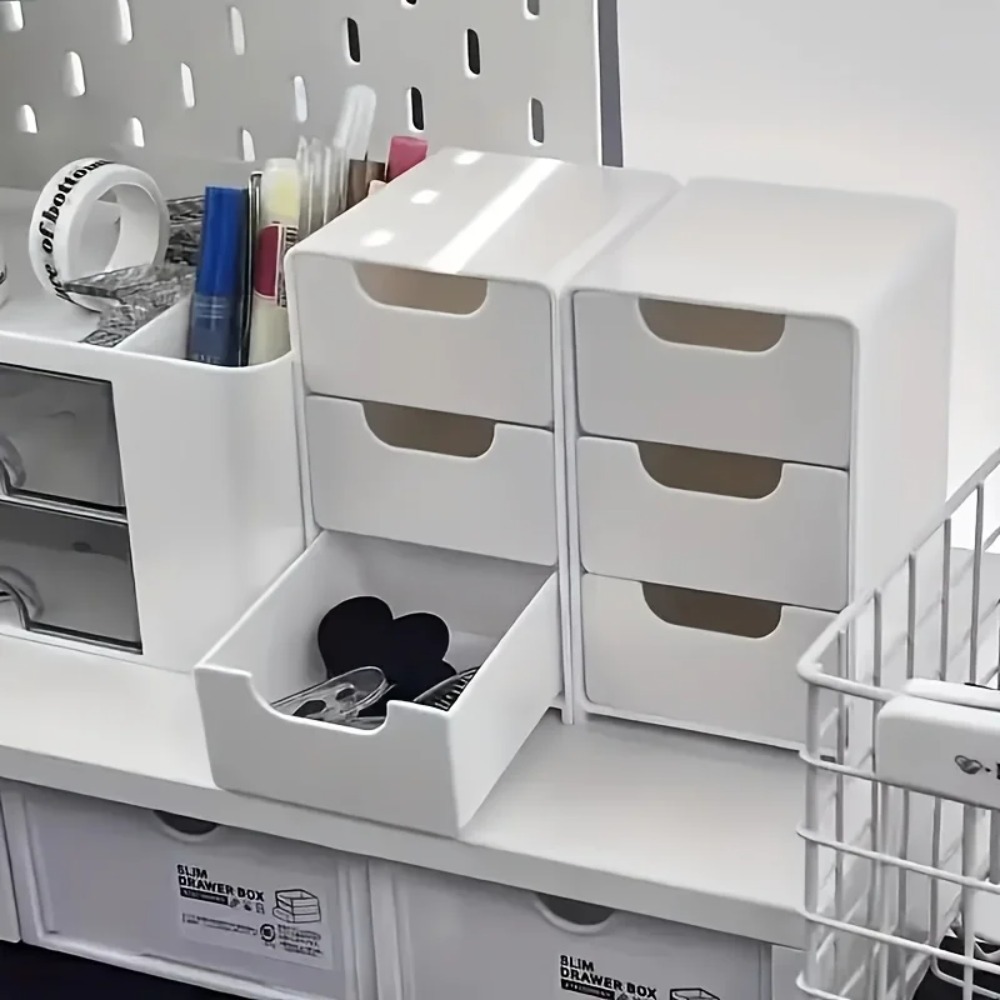 Chic 3-Tier Desk Organizer wit - огляд і ціна Token Tray Organizer