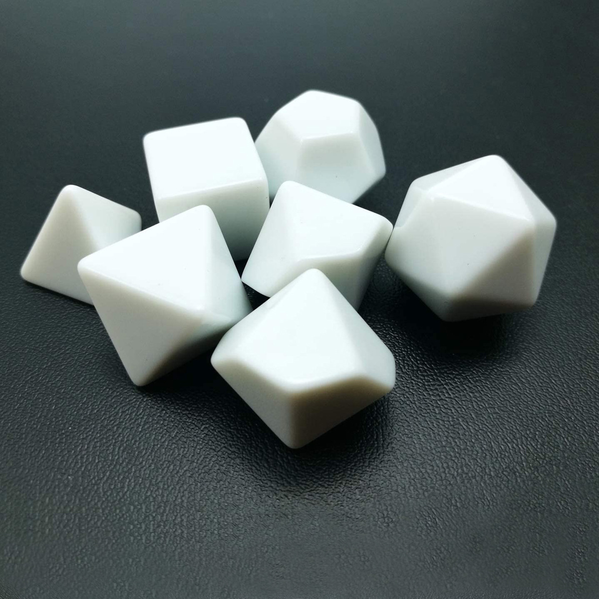 7 pcs/set Blank Rounded Dice D - огляд і ціна Board Game Loop
