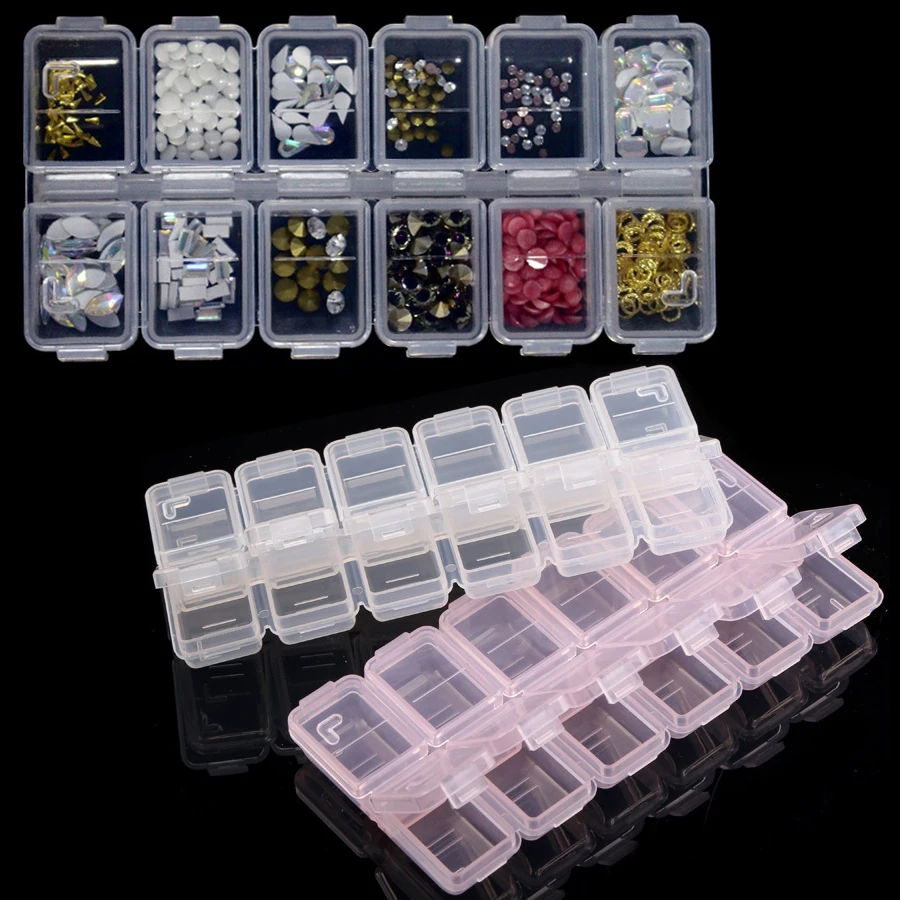 12 Compartments Plastic Rhines - огляд і ціна Token Tray Organizer