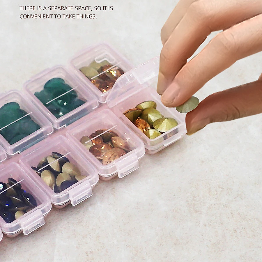 12 Compartments Plastic Rhines - огляд і ціна Token Tray Organizer