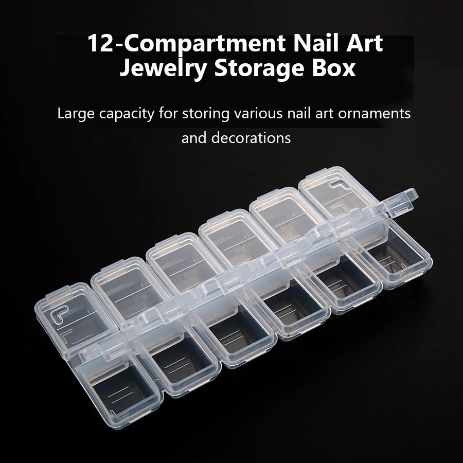 12 Compartments Plastic Rhines - огляд і ціна Token Tray Organizer