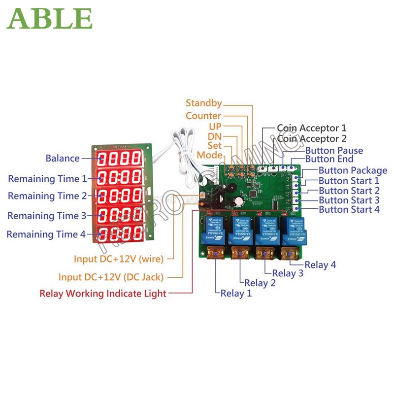JY-215 Inbuilt Counter 4 Chann - огляд і ціна Board Game Economy