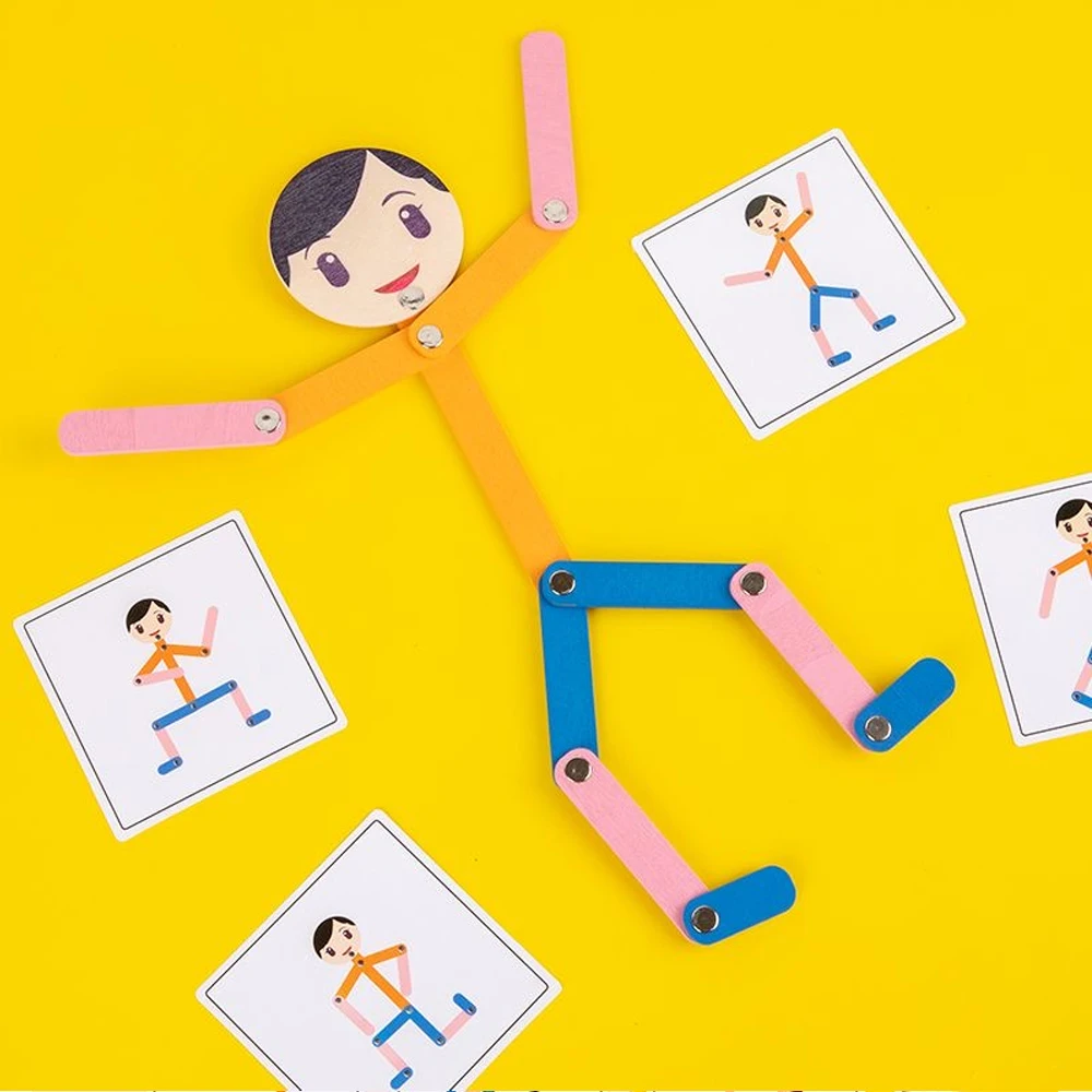 Sport Wooden Man Material DIY  - огляд і ціна Board Game Word