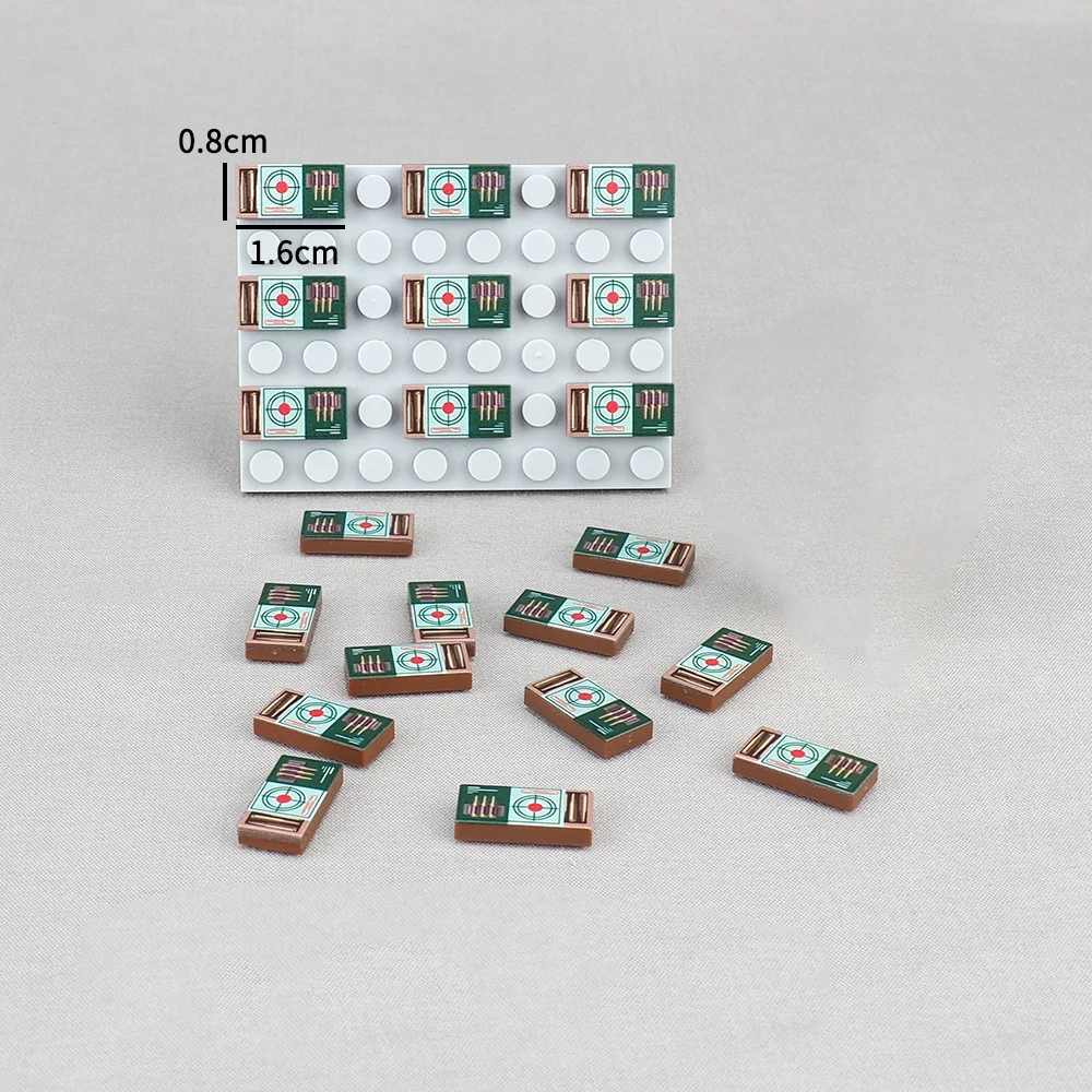 MOC 10PCS Printed 3069 Bullet  - огляд і ціна Board Game Ww2